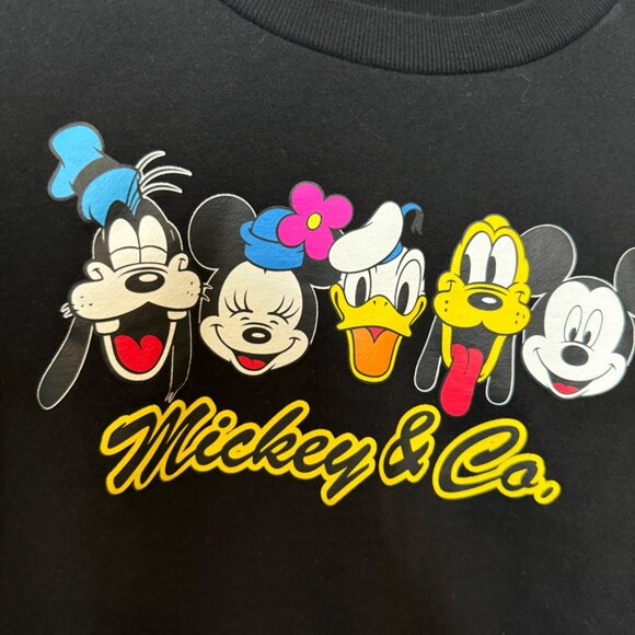 MICKEY & CO black Disney friends graphic sweatshirt size XS - Picture 5 of 7